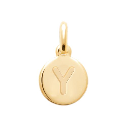 Halskette Plättchen mit Buchstaben 16 Karat Vergoldet | Shop Nory