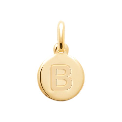 Halskette Plättchen mit Buchstaben 16 Karat Vergoldet | Shop Nory