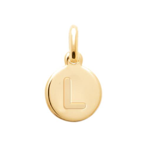 Halskette Plättchen mit Buchstaben 16 Karat Vergoldet | Shop Nory