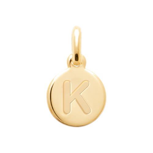 Halskette Plättchen mit Buchstaben 16 Karat Vergoldet | Shop Nory