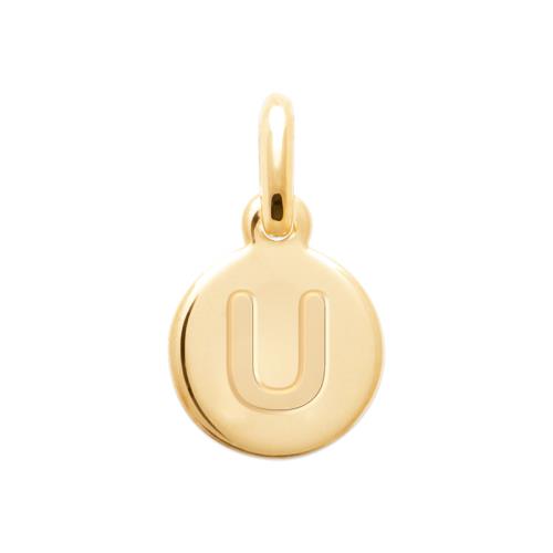 Halskette Plättchen mit Buchstaben 16 Karat Vergoldet | Shop Nory