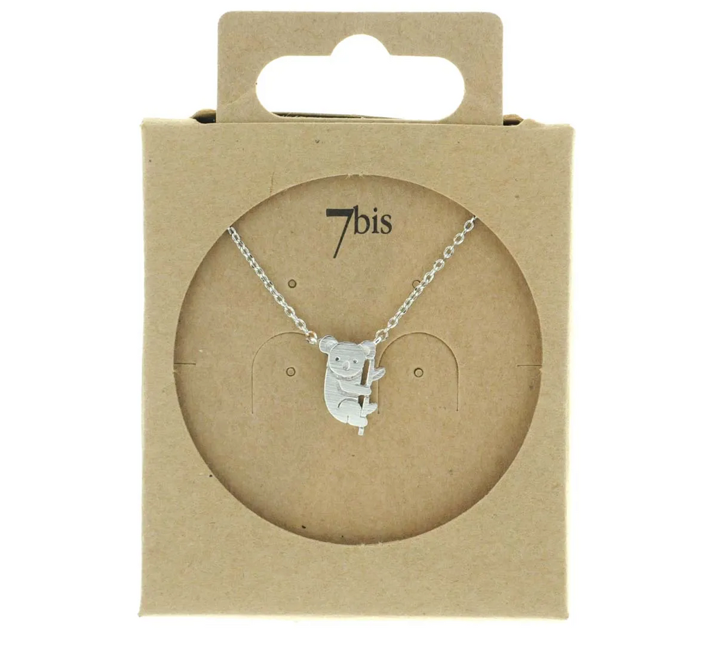 Zarte Halskette mit Koala-Anhänger – versilbert und hautfreundlich | Shop Nory