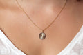 Kette mit Münze & Sonnenstrahlen - 16Karat vergoldet | Shop Nory