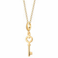 Gold Key Charm Halskette | Shop Nory