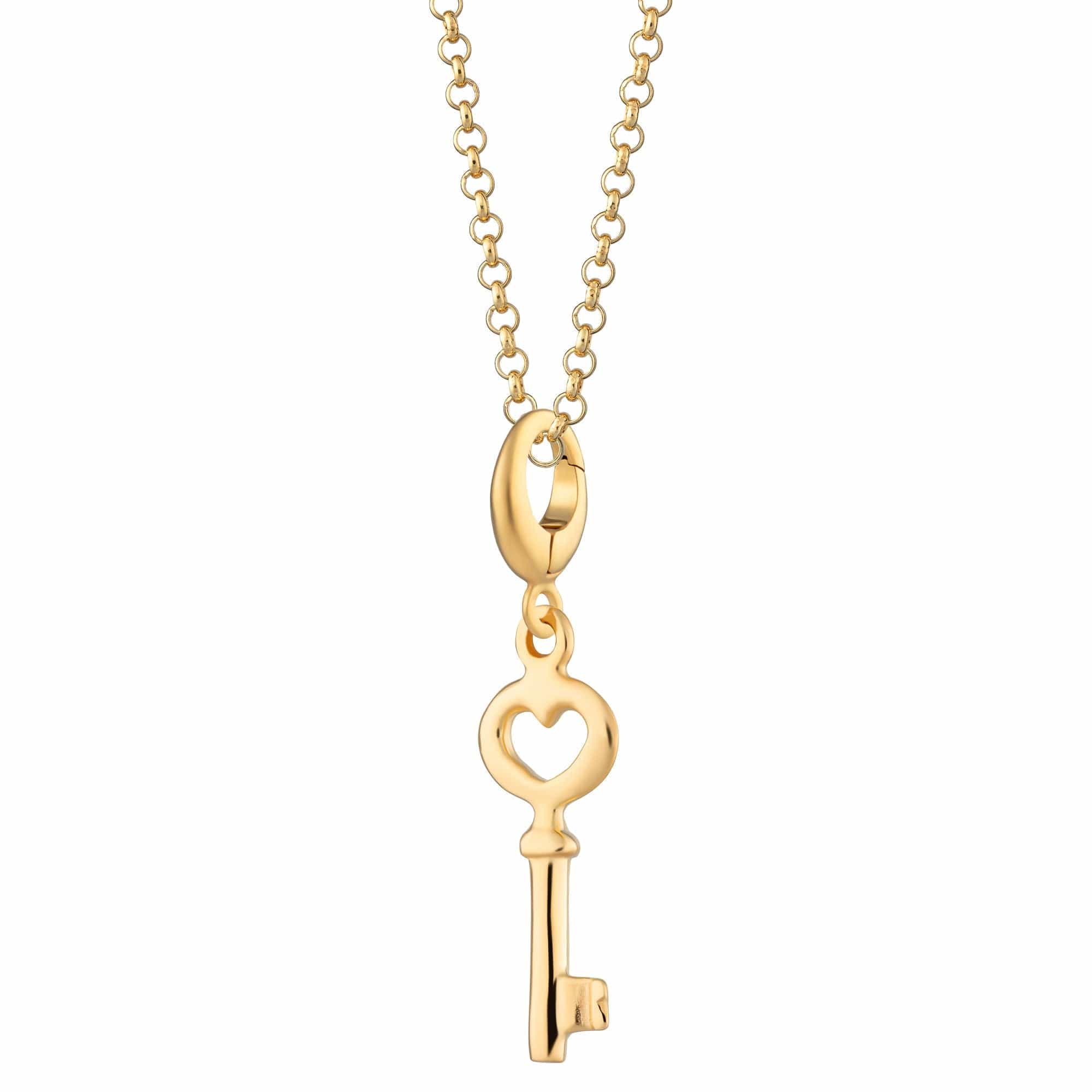 Gold Key Charm Halskette | Shop Nory