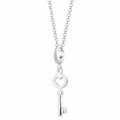 Silber Schlüssel Charm Halskette | Shop Nory