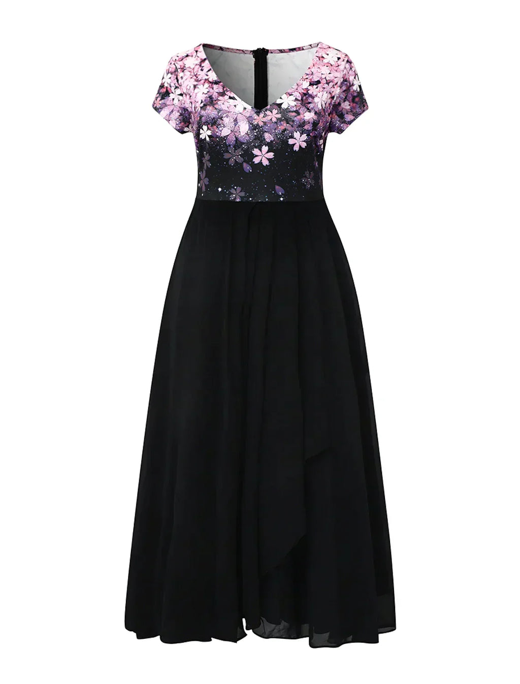 Shopnory | Elegantes Midi Kleid mit Blumen-Spitze