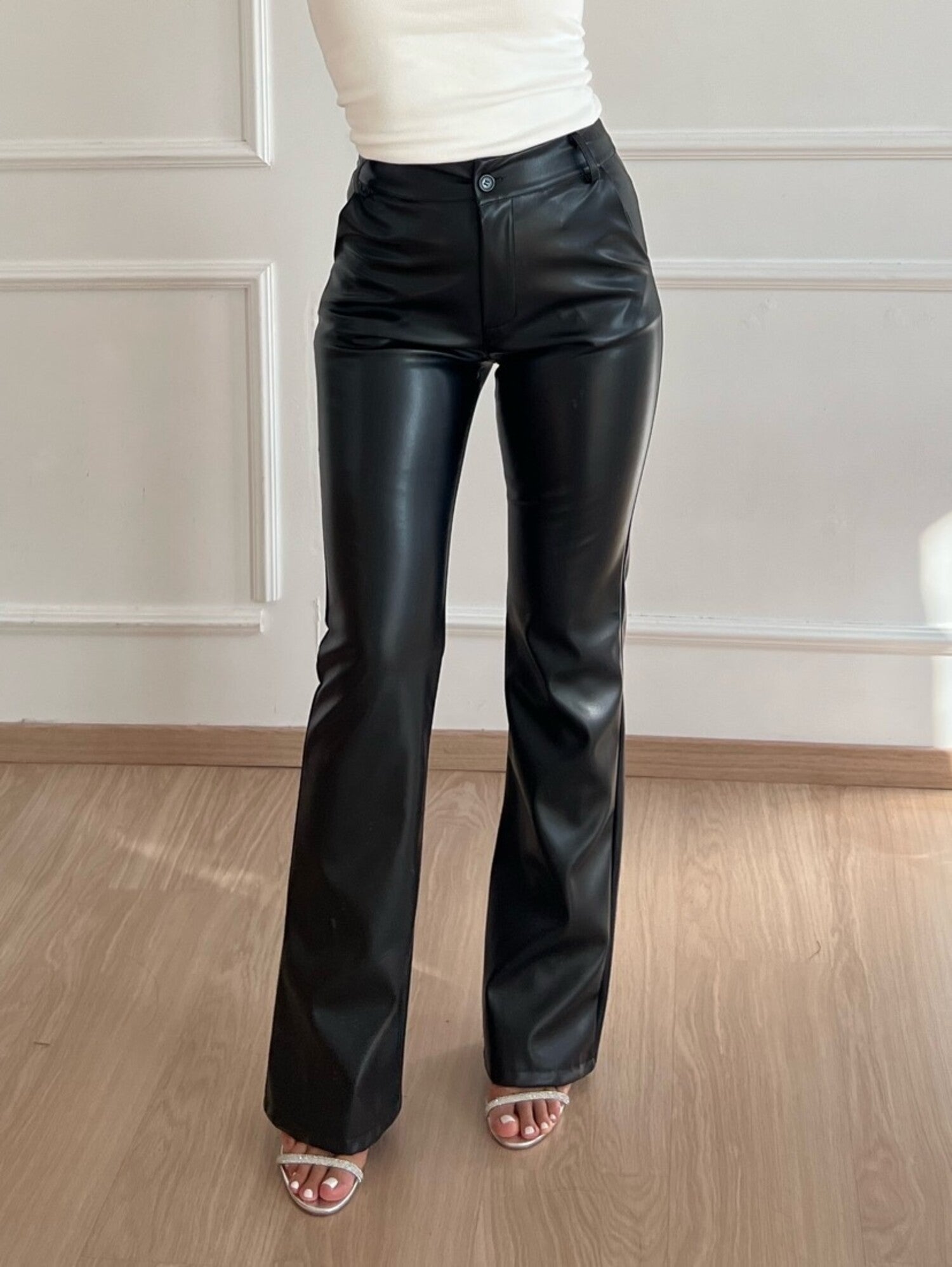 hose mit ausgestelltem Bein für Damen Retro Mode