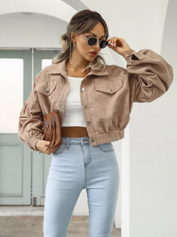 Cropped Bomberjacke - Lässig & Stilvoll