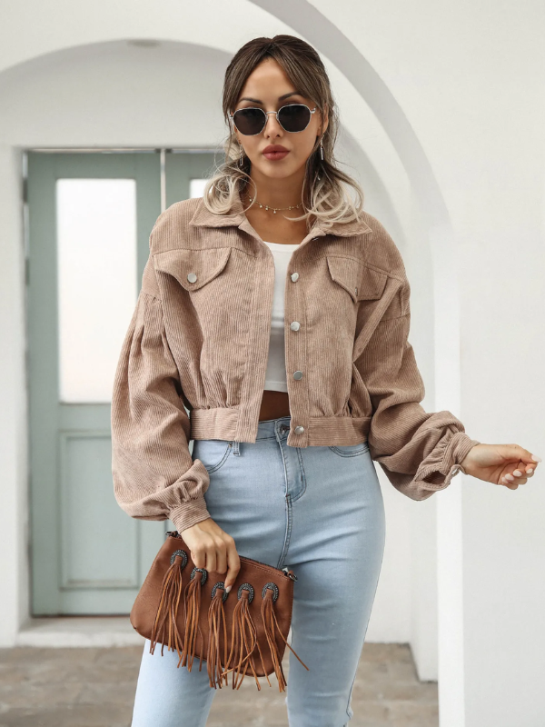 Cropped Bomberjacke - Lässig & Stilvoll