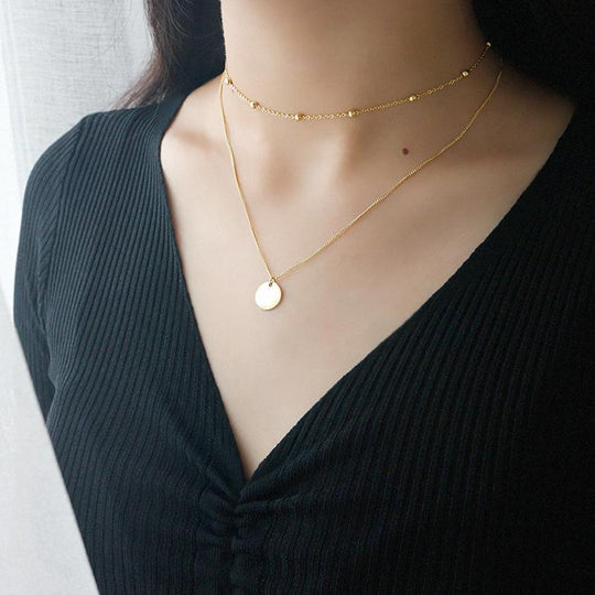 Stilvolle Multilagen-Halskette - Lunisa | Shop Nory