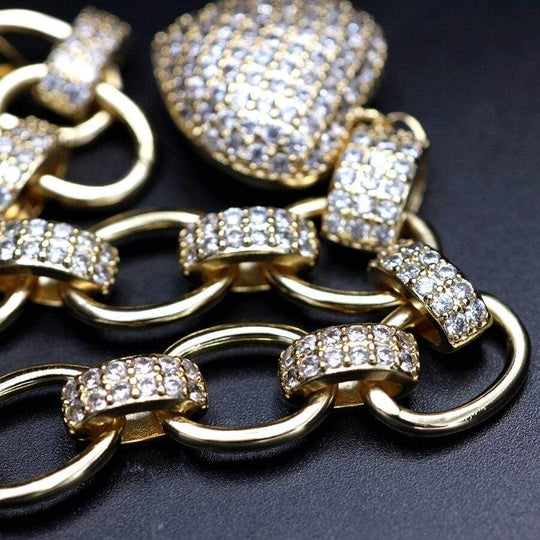 Stilvolles Zirkonia-Schmuckset - Elisette | Shop Nory