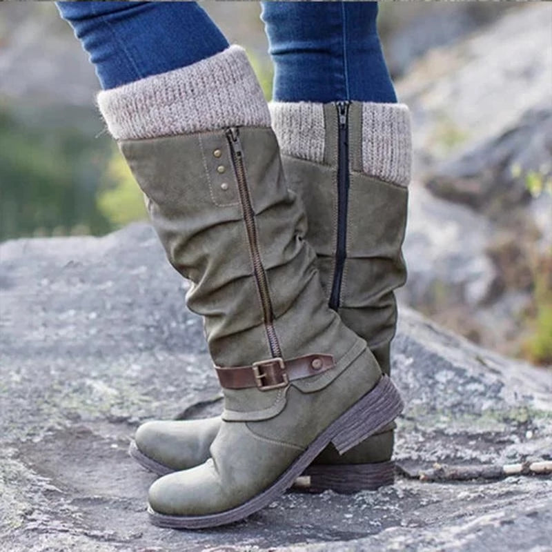 Orthopädische Stiefel Mit Flachem Absatz