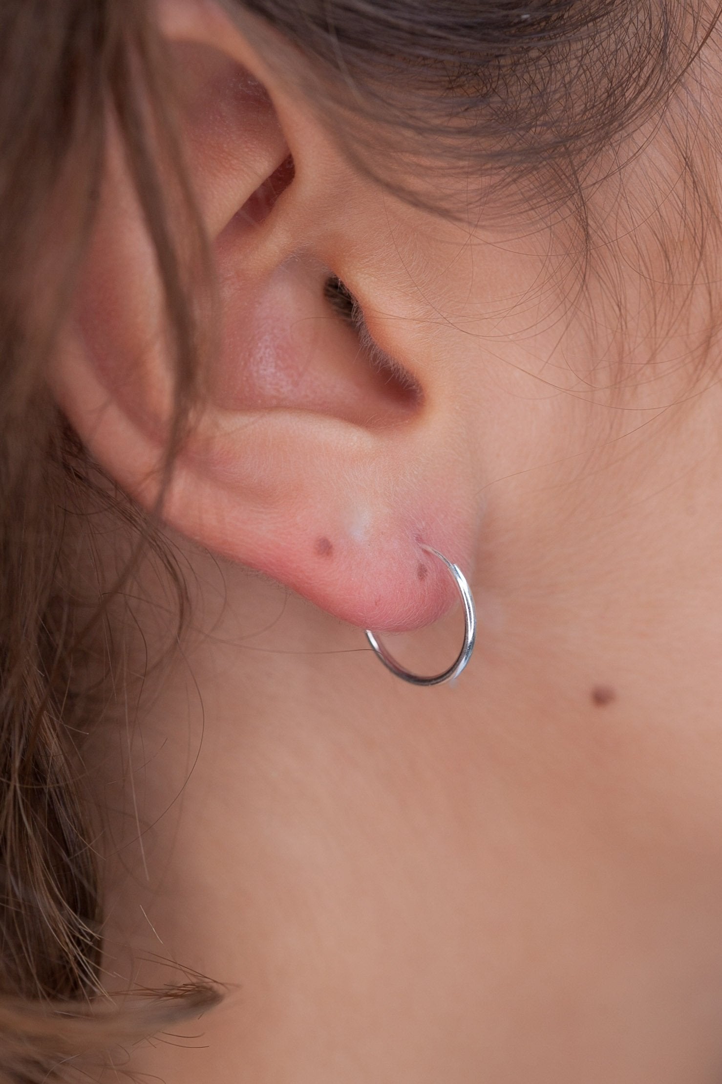 14mm Creolen aus Silber | Shop Nory