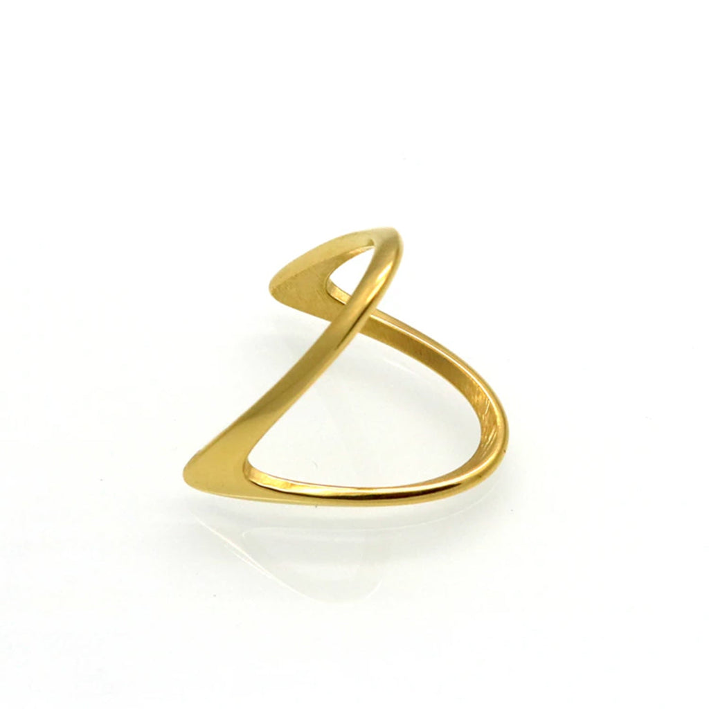 Exquisite Polished Double V Knöchelring | Shop Nory