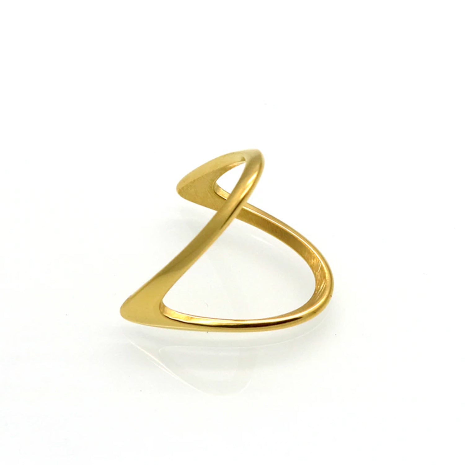 Exquisite Polished Double V Knöchelring | Shop Nory