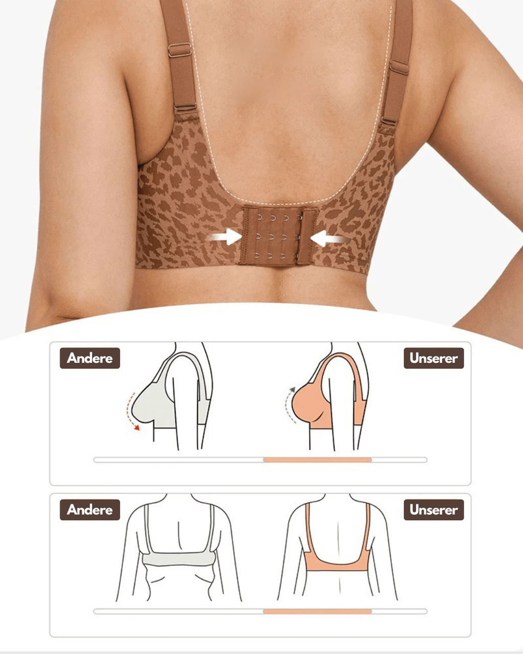 Damen Nahtloser Komfort-BH