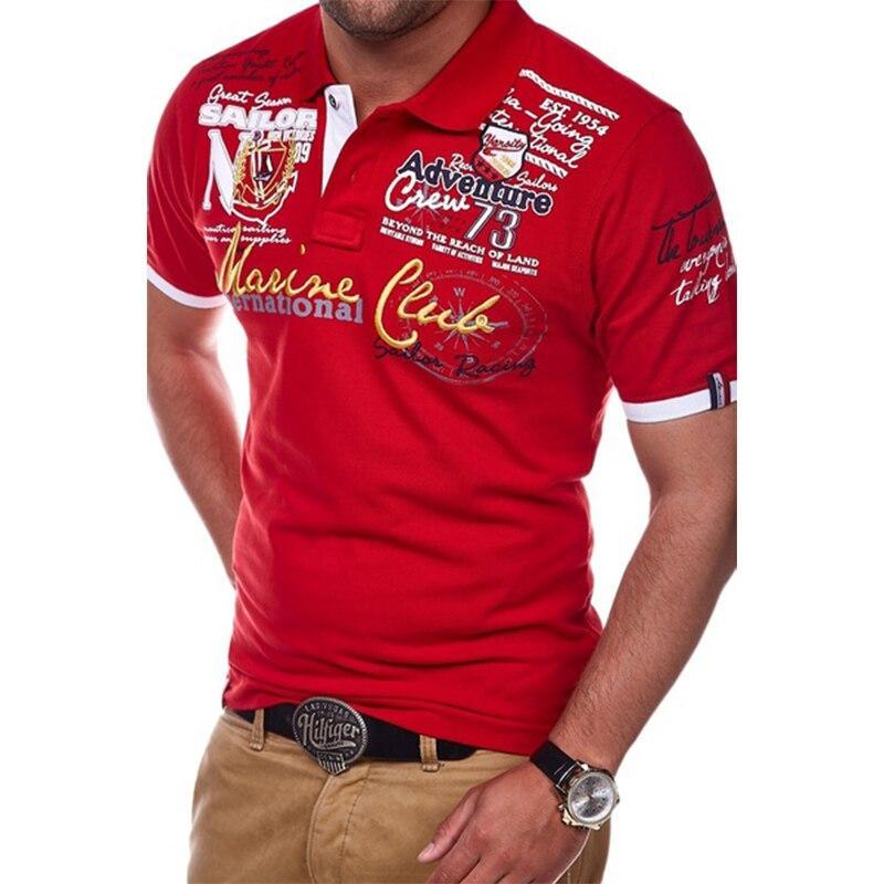 ShopNory | Poloshirt mit Buchstaben für Herren