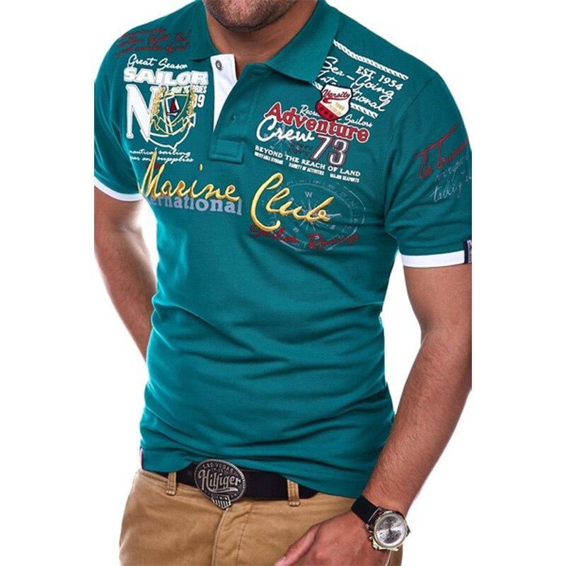 ShopNory | Poloshirt mit Buchstaben für Herren