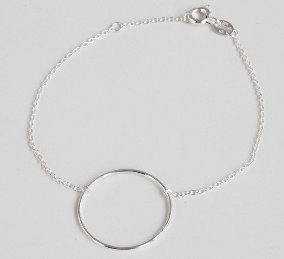 Armband Armkettchen Basic Kreis Ring aus Silber | Shop Nory