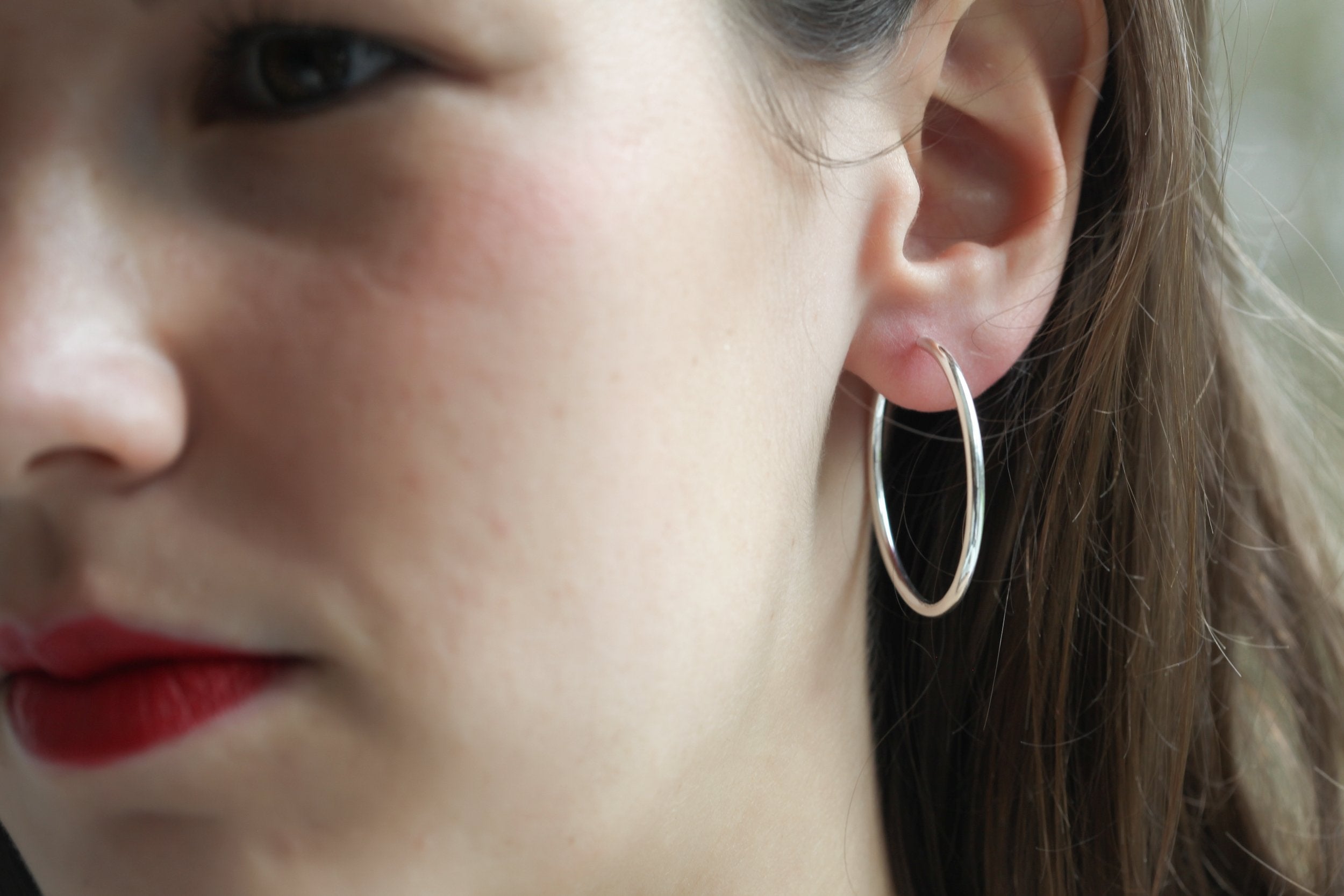 Klassische Creolen aus 925er Silber – zeitlos & elegant | Shop Nory