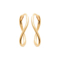Infinity Creolen – Vergoldet | Symbol für Ewigkeit & Eleganz | Shop Nory