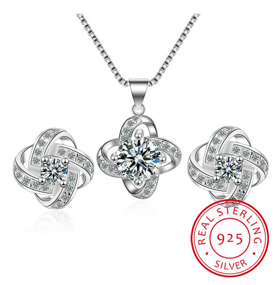 Liebesknoten-Halskette + Ohrringe | Shop Nory