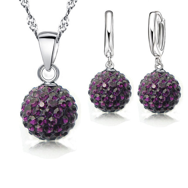 Kristall Disco | Silber Schmucksets | Shop Nory