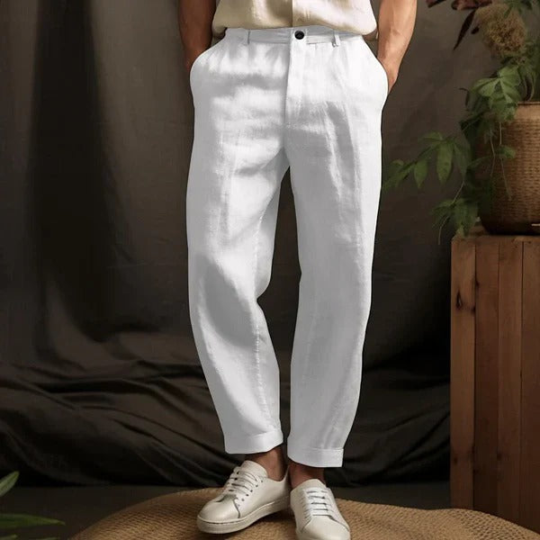ShopNory | Leinenhose Herren Leicht und Atmungsaktiv