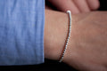Kugelarmband mit weißer Perle aus 925er Silber – Minimalistische Eleganz mit einem besonderen Akzent | Shop Nory