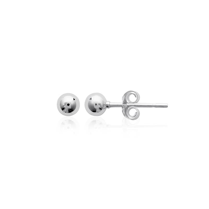 Ohrringe Kugel klein 925 Sterling Silber Ohrstecker für Damen | Shop Nory