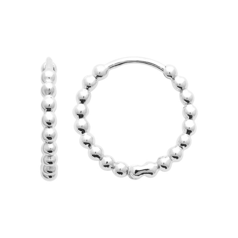 Kugel Creolen - Damen Creolen aus Silber | Shop Nory