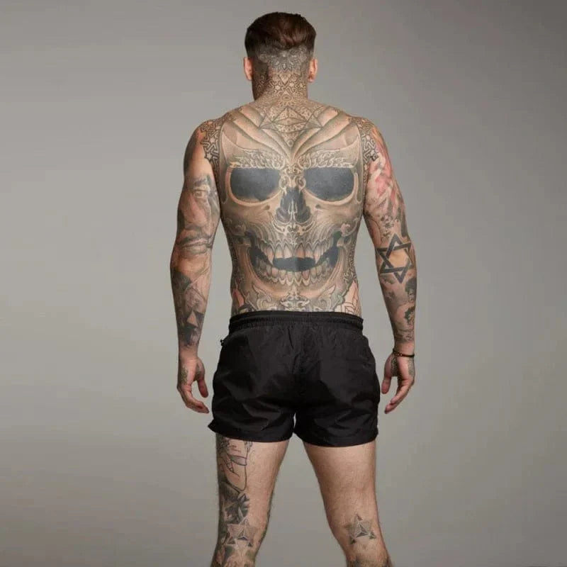 Kurze Badeshorts für Männer mit Tasche