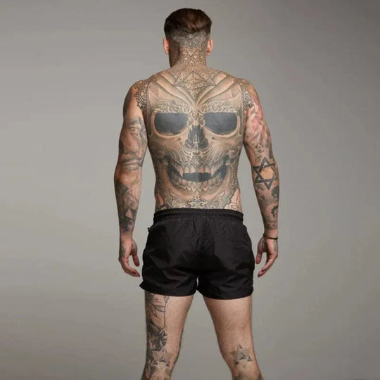 Kurze Badeshorts für Männer mit Tasche