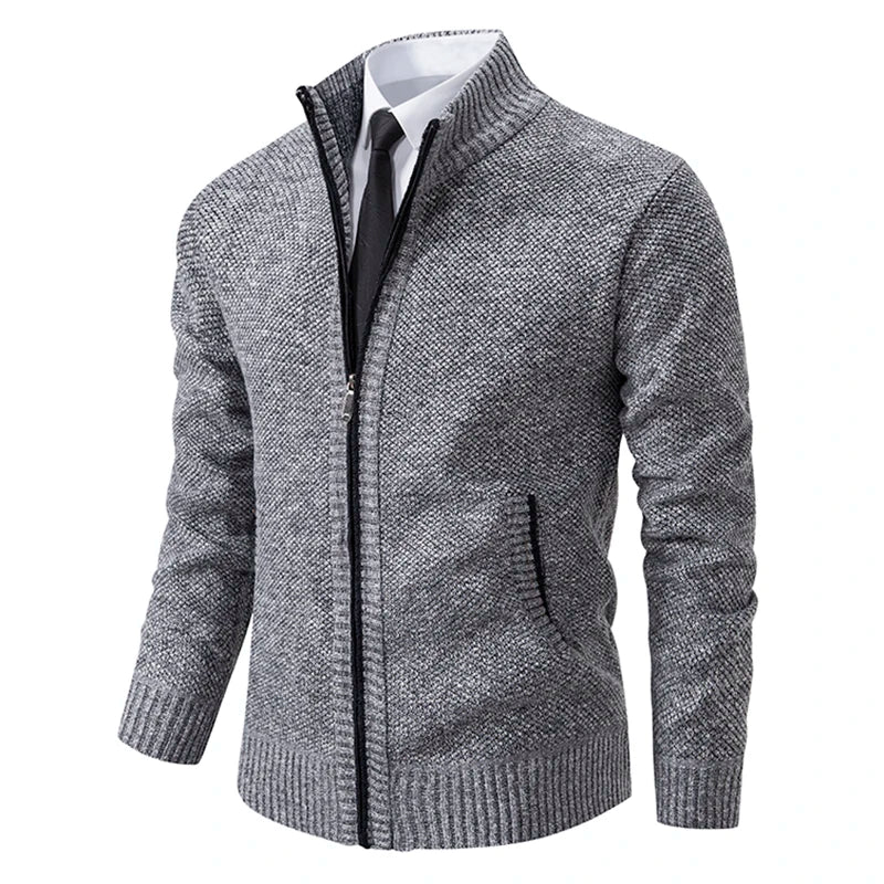 Stilvolle und Bequeme Winter Fleece Jacke mit Reißverschluss für Männer