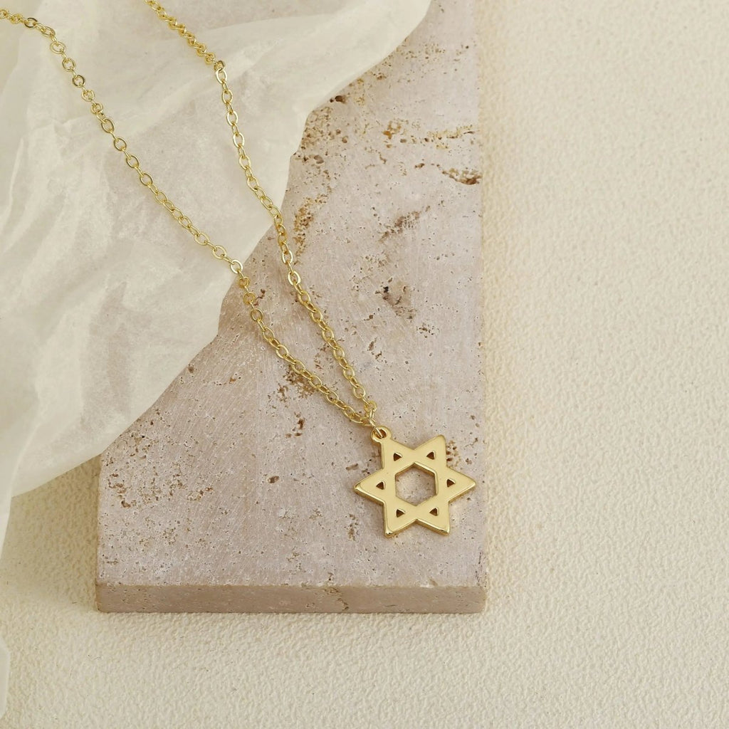 14k Gold Davidstern Halsketten | Shop Nory