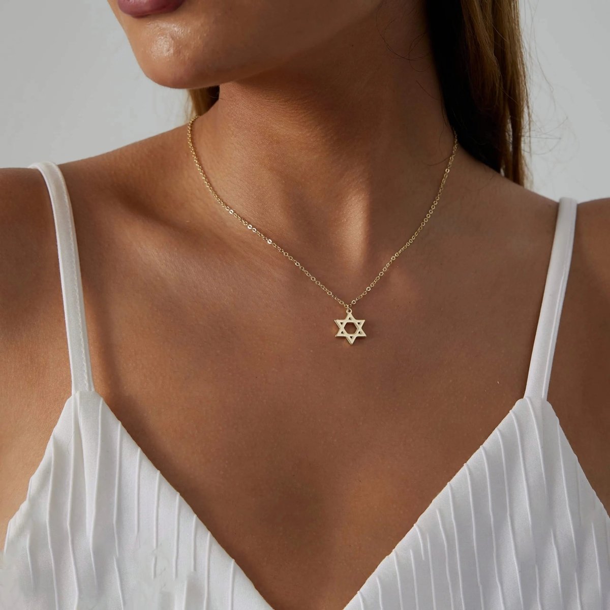 14k Gold Davidstern Halsketten | Shop Nory