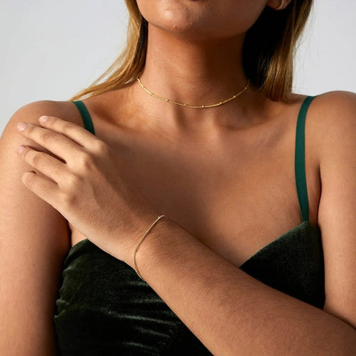 14K Gold Satellite Armbänder | Shop Nory