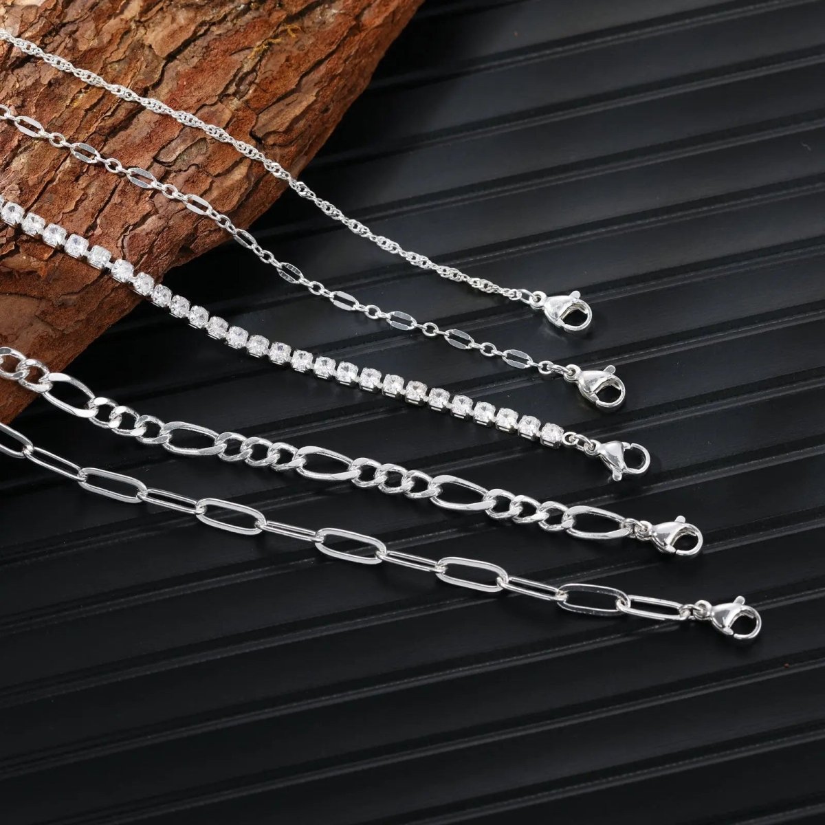 14K Silber Zarte Armband Stapel | Shop Nory