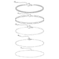 14K Silber Zarte Armband Stapel | Shop Nory