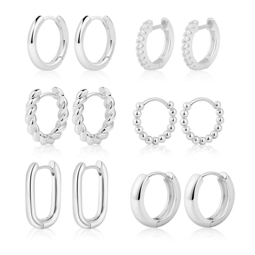 6 Paar Creolen-Set | Shop Nory