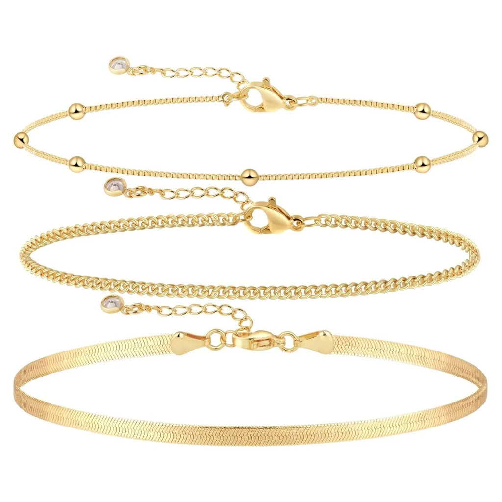 Cuba Link Fußkettchen Stapel | Shop Nory