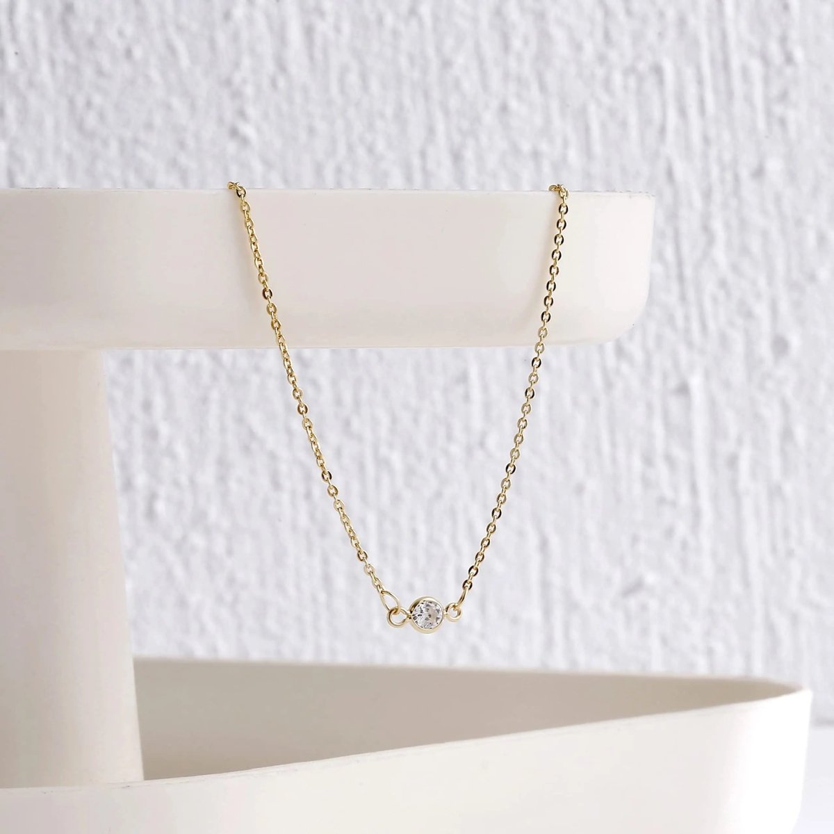 Kubikzirkonia Zarte Gold Halsketten | Shop Nory