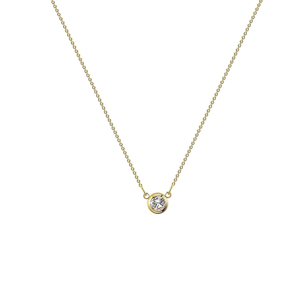 Kubikzirkonia Zarte Gold Halsketten | Shop Nory