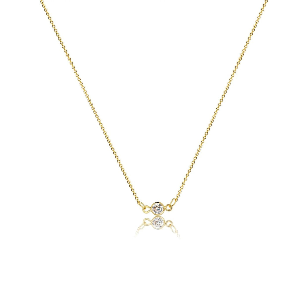 Kubikzirkonia Zarte Gold Halsketten | Shop Nory