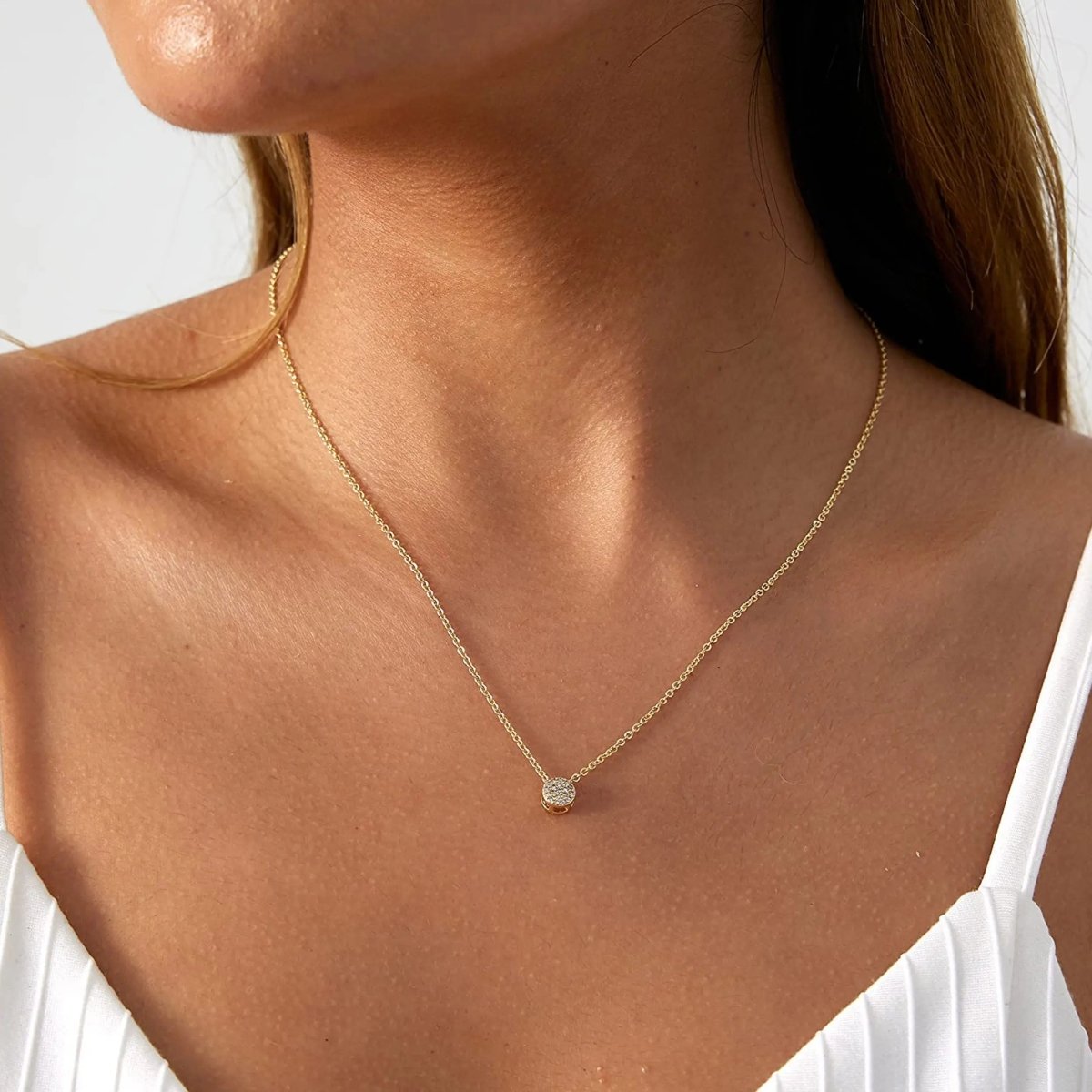 Kubikzirkonia-Diamant-Halsketten | Shop Nory