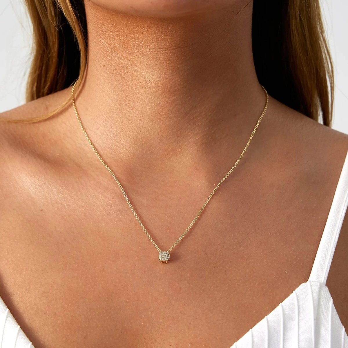 Kubikzirkonia-Diamant-Halsketten | Shop Nory