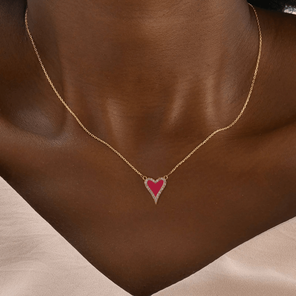 CZ Herz Halsketten | Shop Nory