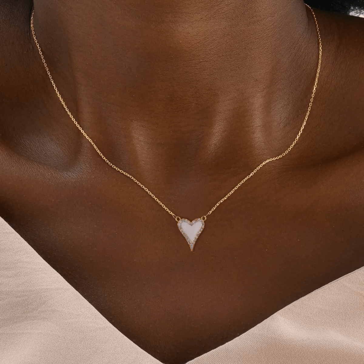 CZ Herz Halsketten | Shop Nory