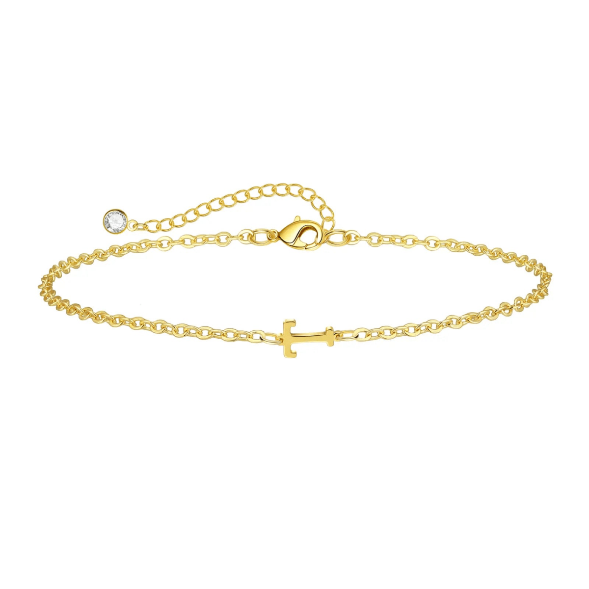 Zarte Gold Initialen Armbänder | Shop Nory
